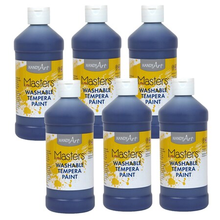 Handy Art Little Masters Washable Paint, 16 oz., Violet, 6PK 211-740